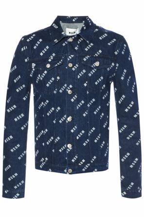 Logo-printed denim jacket, zdjęcie 1 Logo-printed denim jacket od MSGM